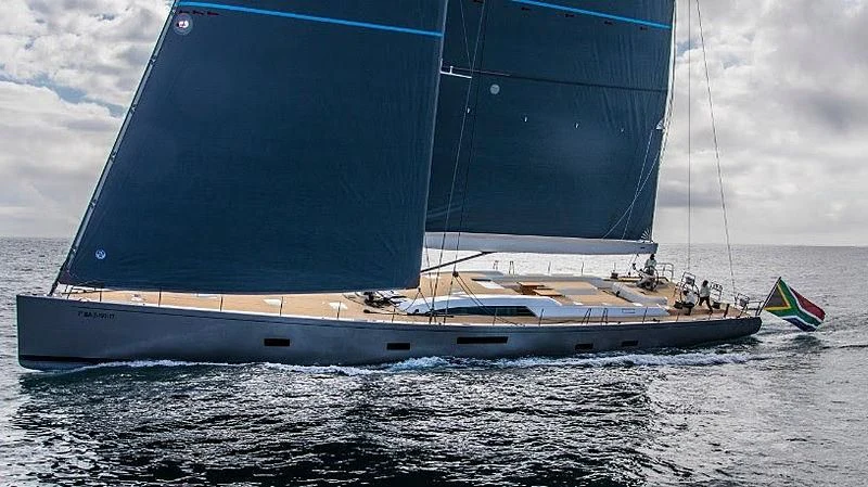 a sailboat on the water aboard KIBOKO TRES Yacht for Sale