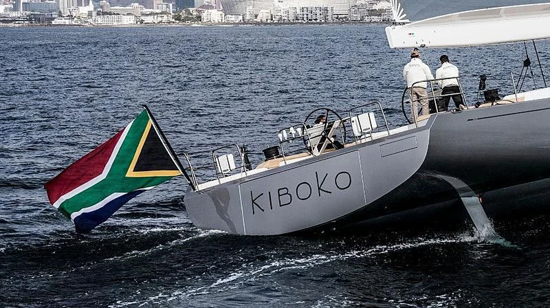a boat in the water aboard KIBOKO TRES Yacht for Sale