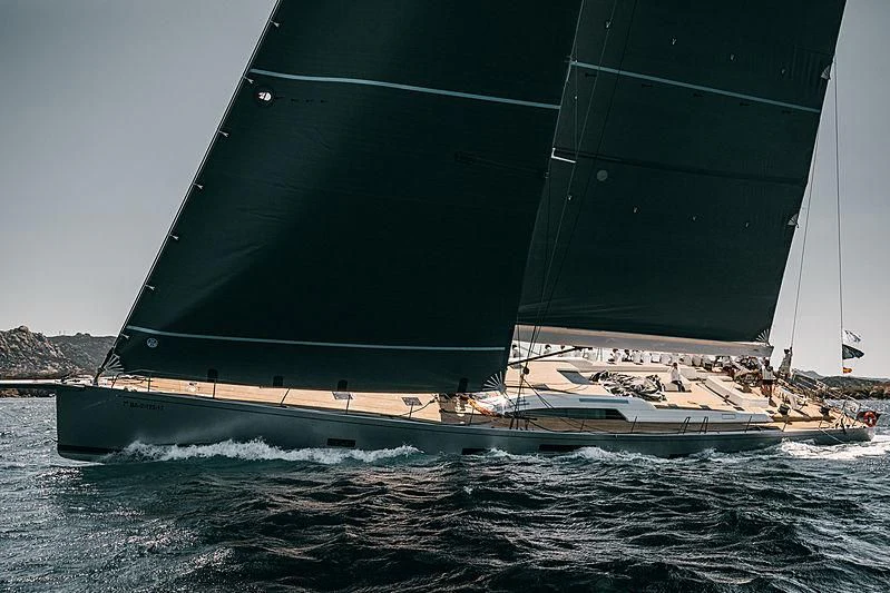 a boat sailing on the sea aboard KIBOKO TRES Yacht for Sale