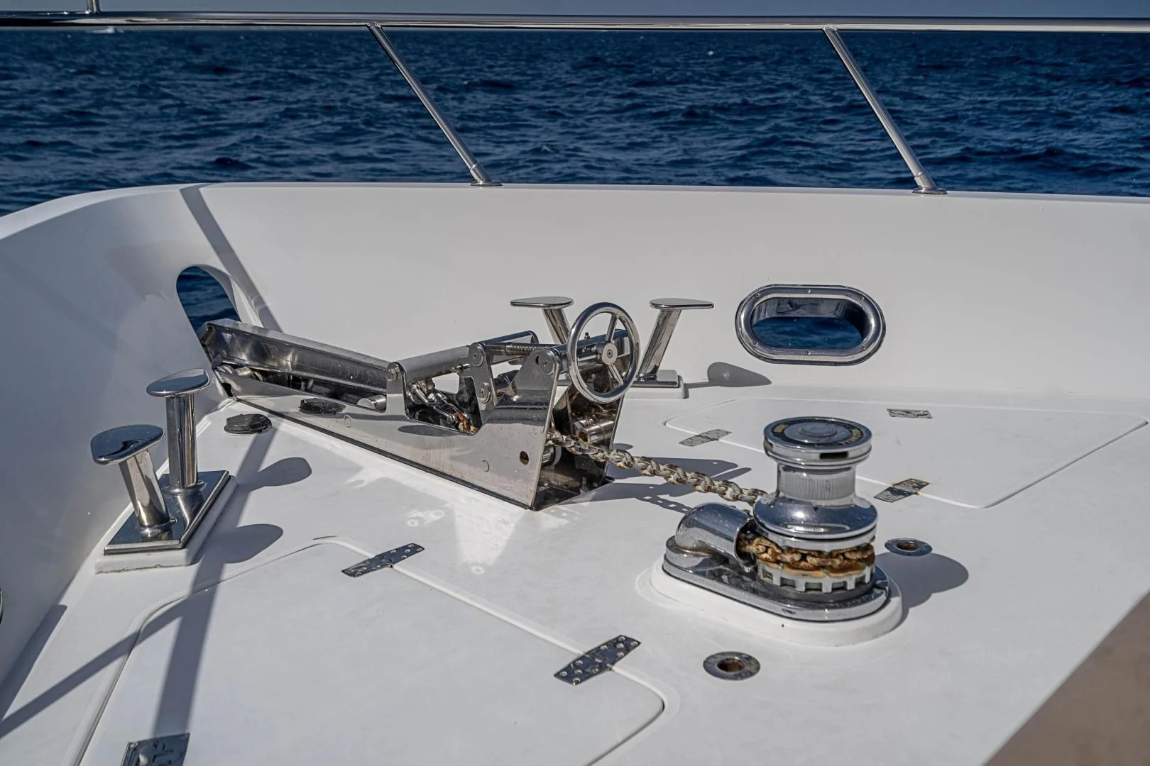 a close-up of a space ship aboard ROXY MARIA Yacht for Sale