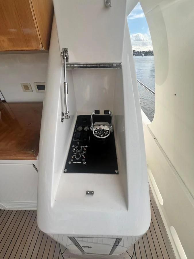 a machine in a room aboard ROXY MARIA Yacht for Sale