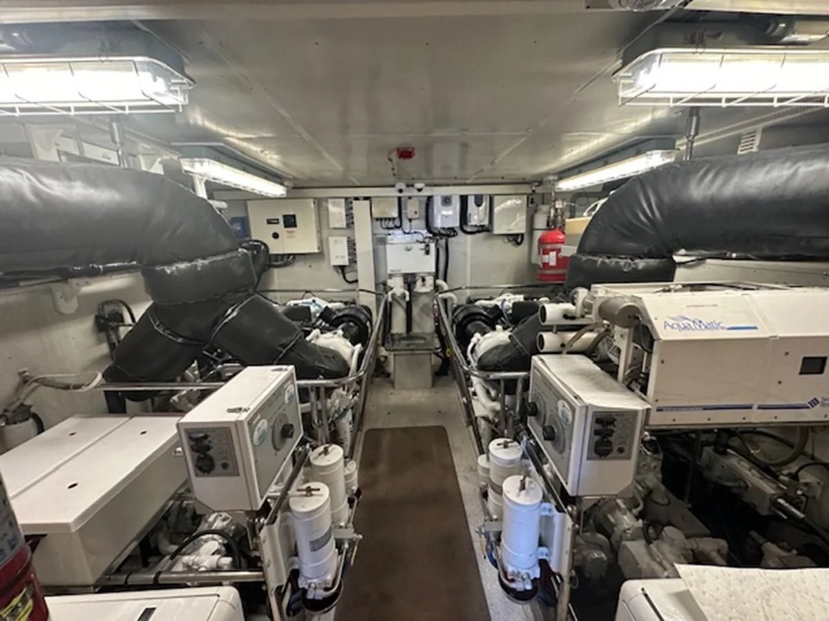 inside of a car aboard ROXY MARIA Yacht for Sale