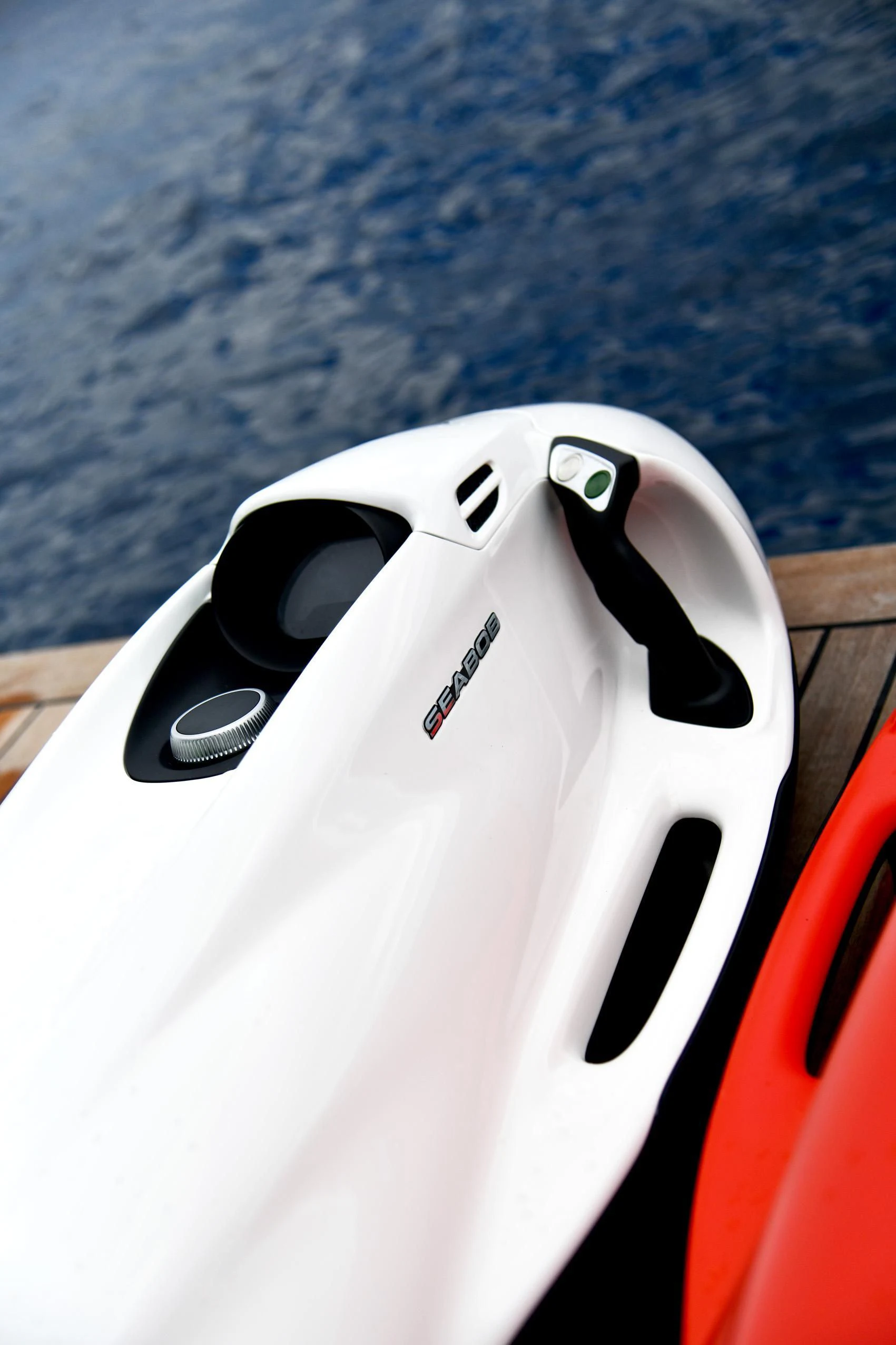 a white and black computer mouse aboard SOMETHING COOL Yacht for Charter
