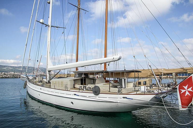a boat in the water aboard URIEL Yacht for Sale