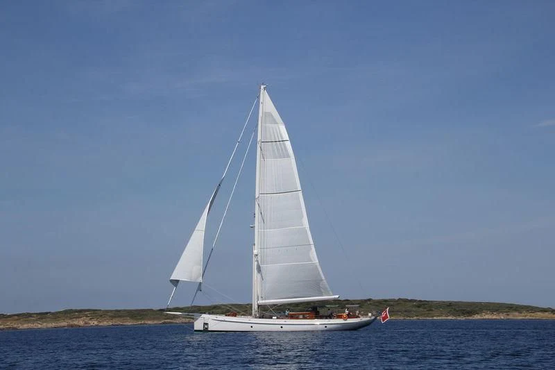 a sailboat on the water aboard URIEL Yacht for Sale