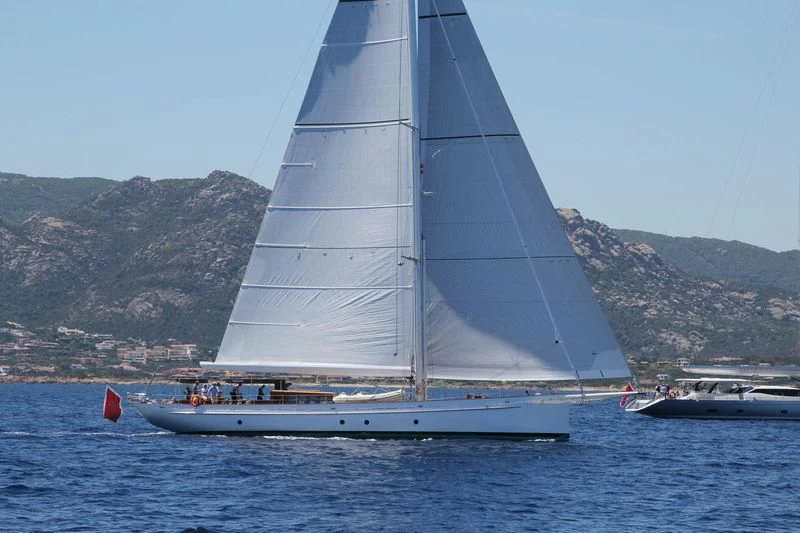 a group of people on a sailboat aboard URIEL Yacht for Sale