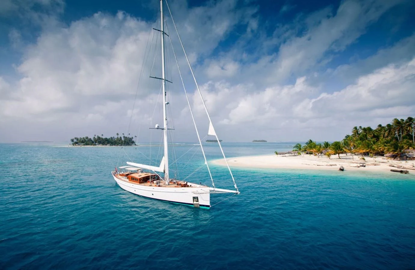a sailboat on the water aboard URIEL Yacht for Sale