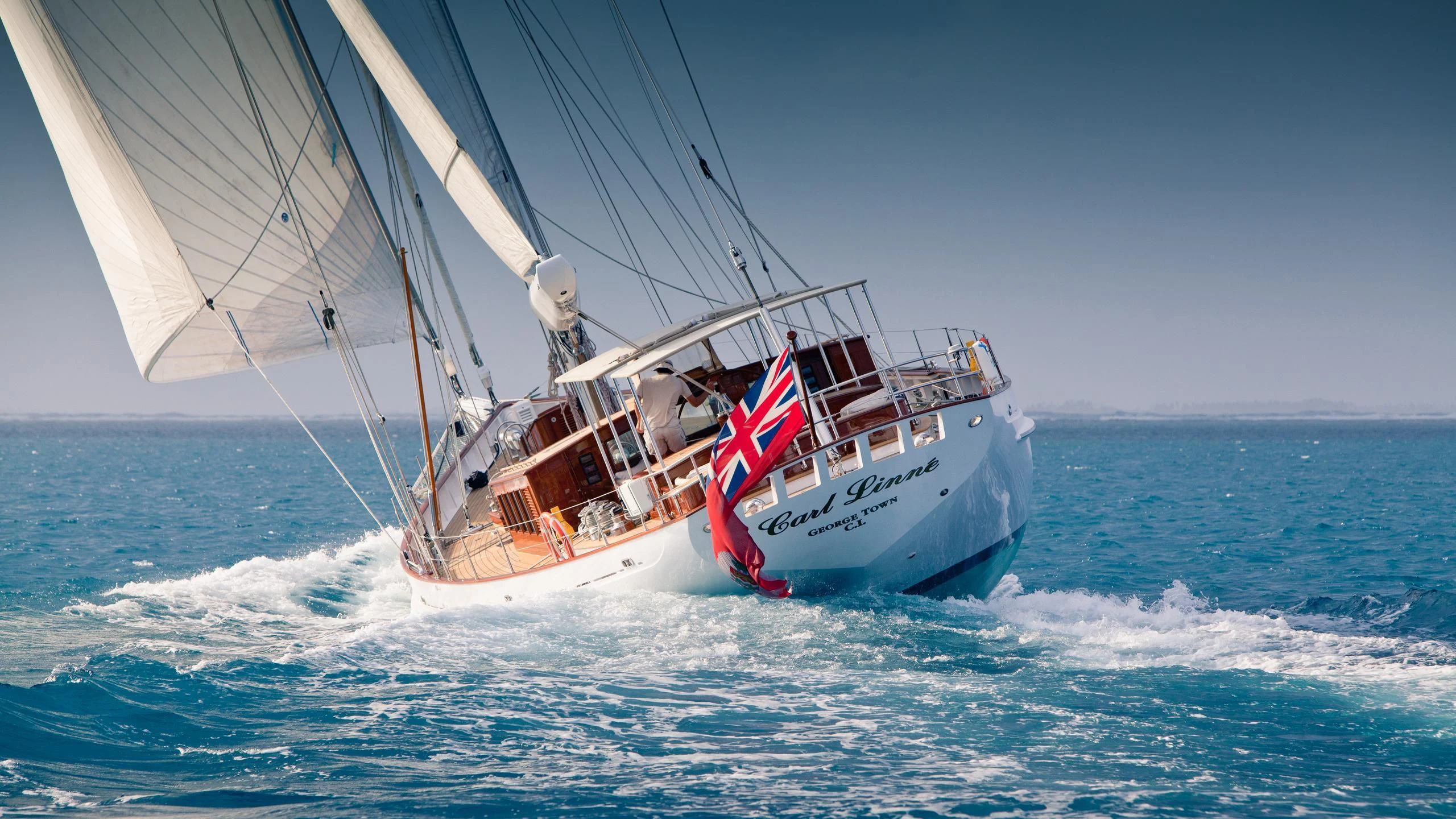 a boat on the water aboard URIEL Yacht for Sale