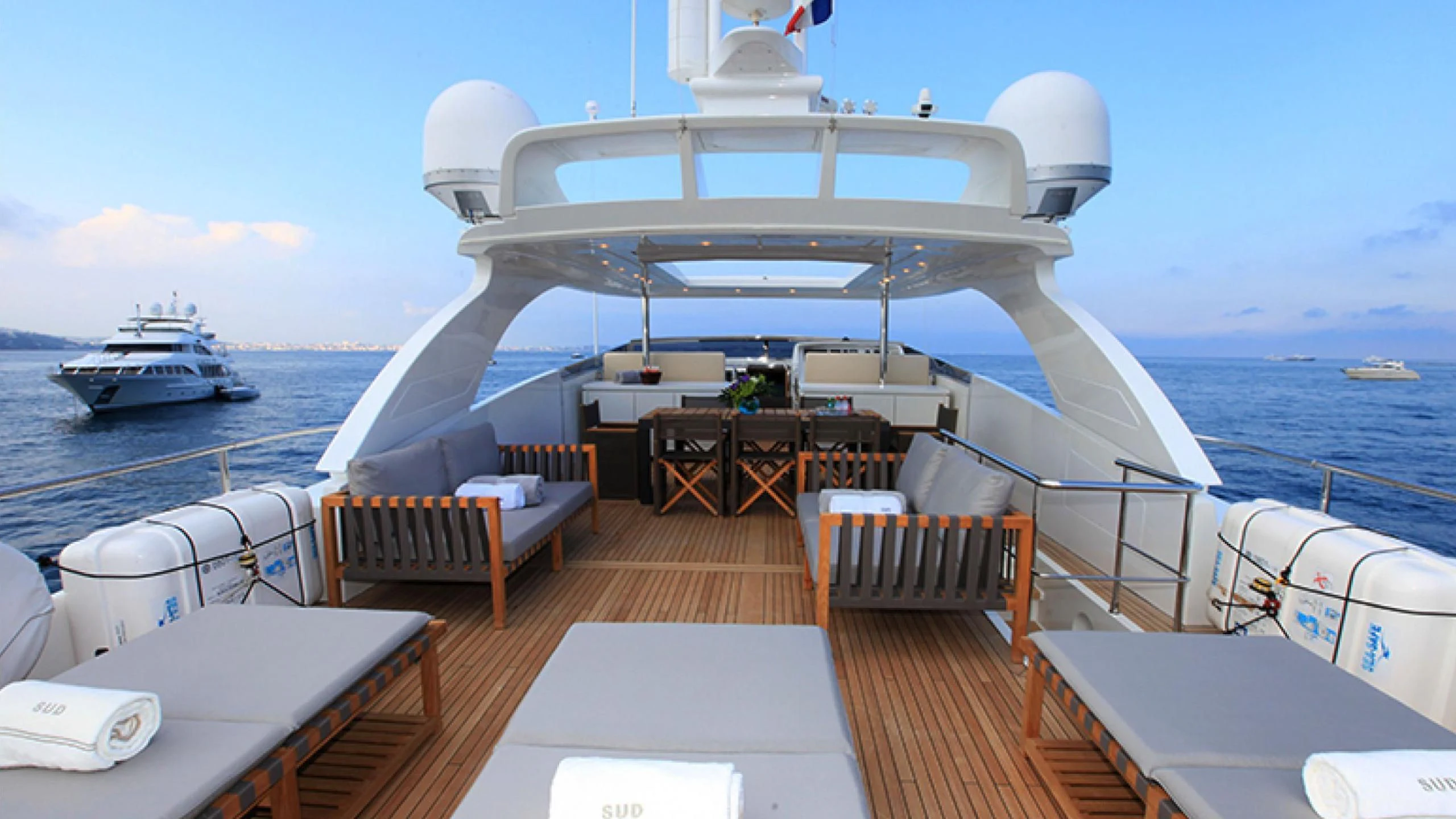 a boat on the water aboard PERTULA Yacht for Sale