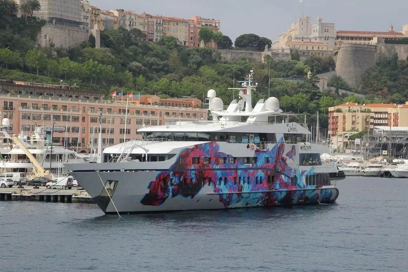 a boat in the water aboard SALUZI Yacht for Charter