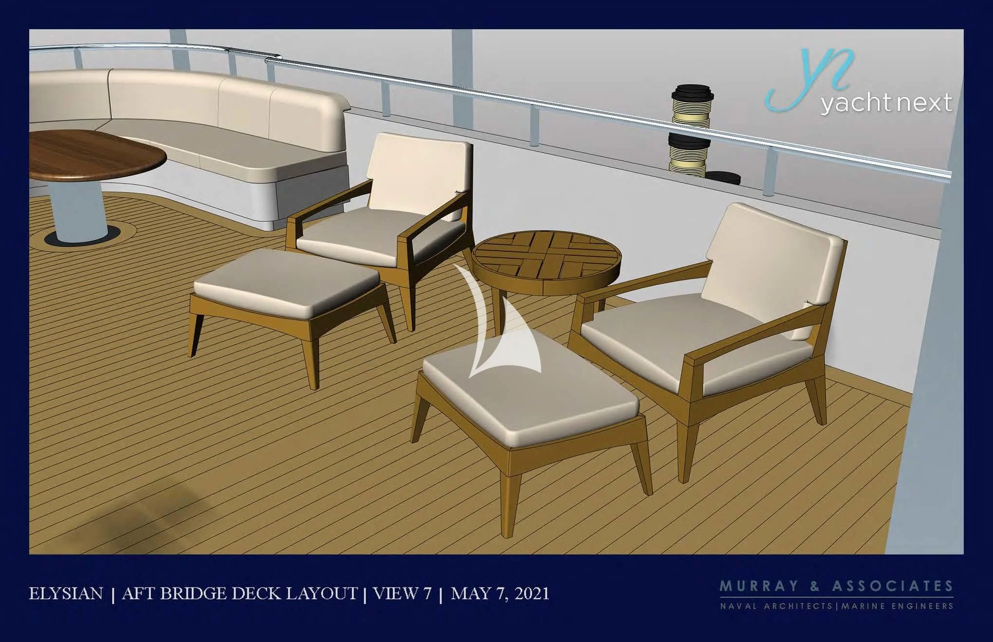 diagram aboard SCOTT FREE Yacht for Charter