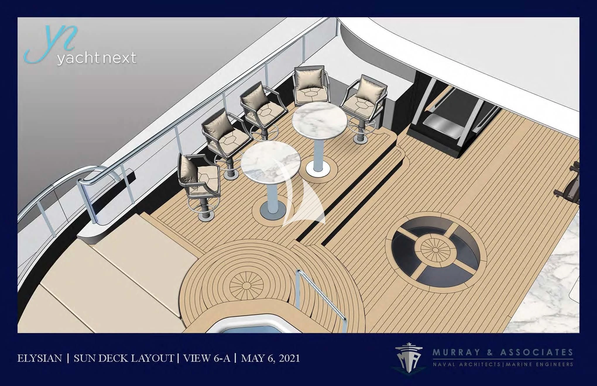 diagram, engineering drawing aboard SCOTT FREE Yacht for Charter