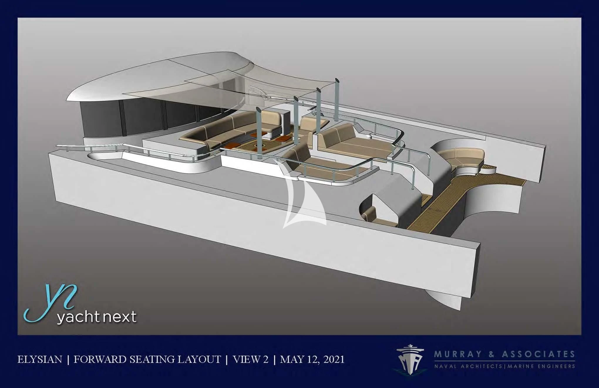 diagram, engineering drawing aboard SCOTT FREE Yacht for Charter