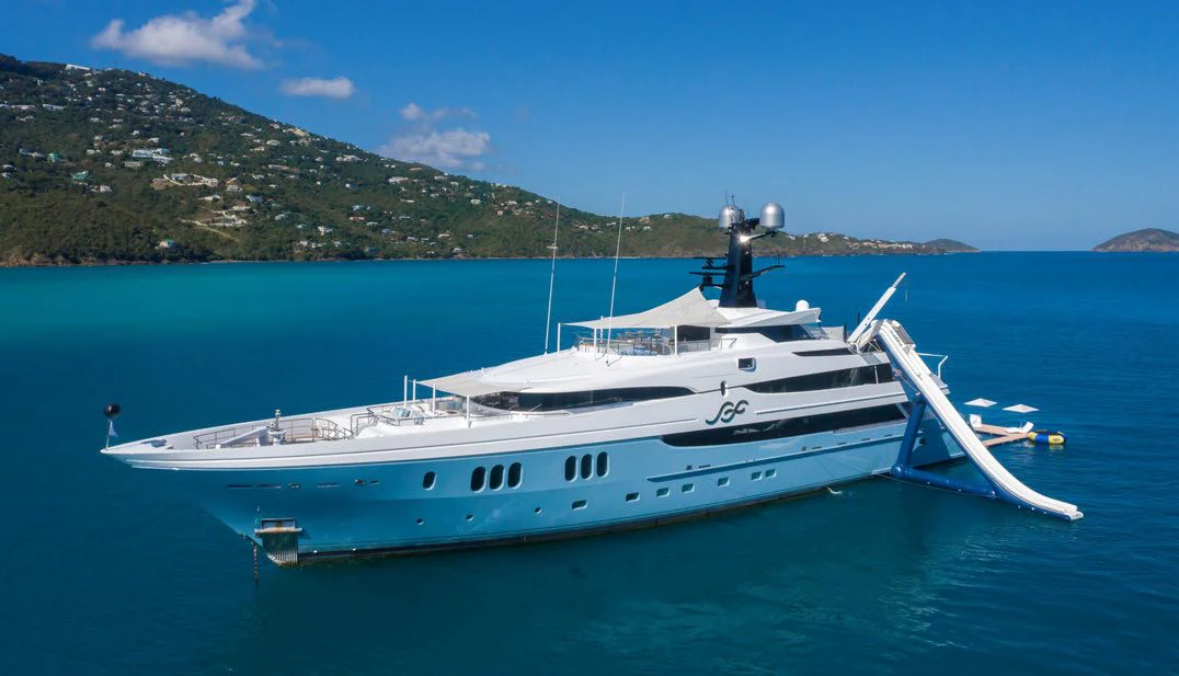 a boat in the water aboard SCOTT FREE Yacht for Charter