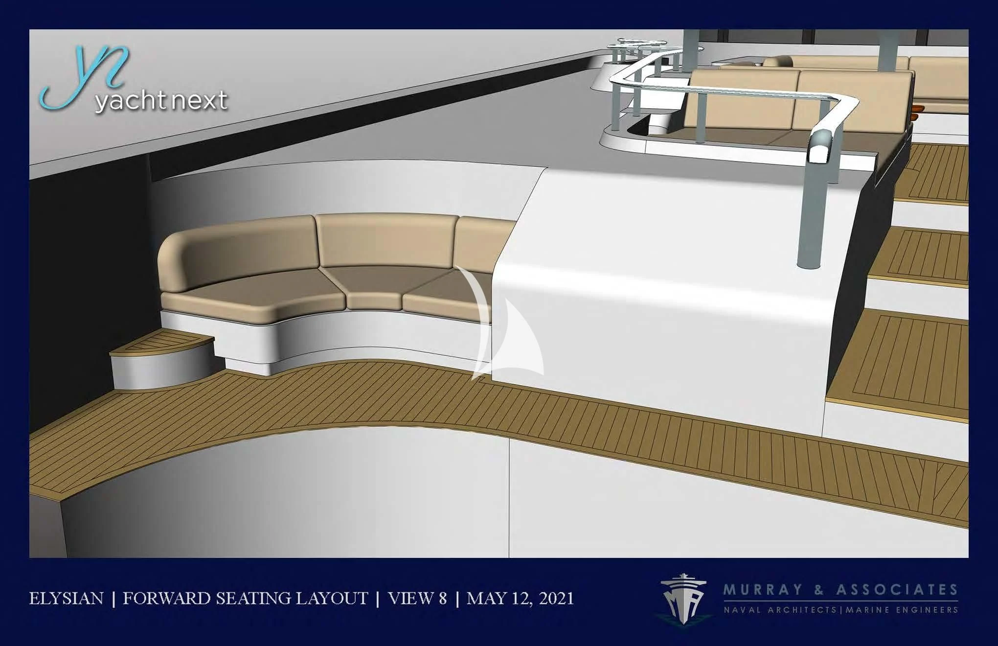 a white rectangular object with a black frame aboard SCOTT FREE Yacht for Charter