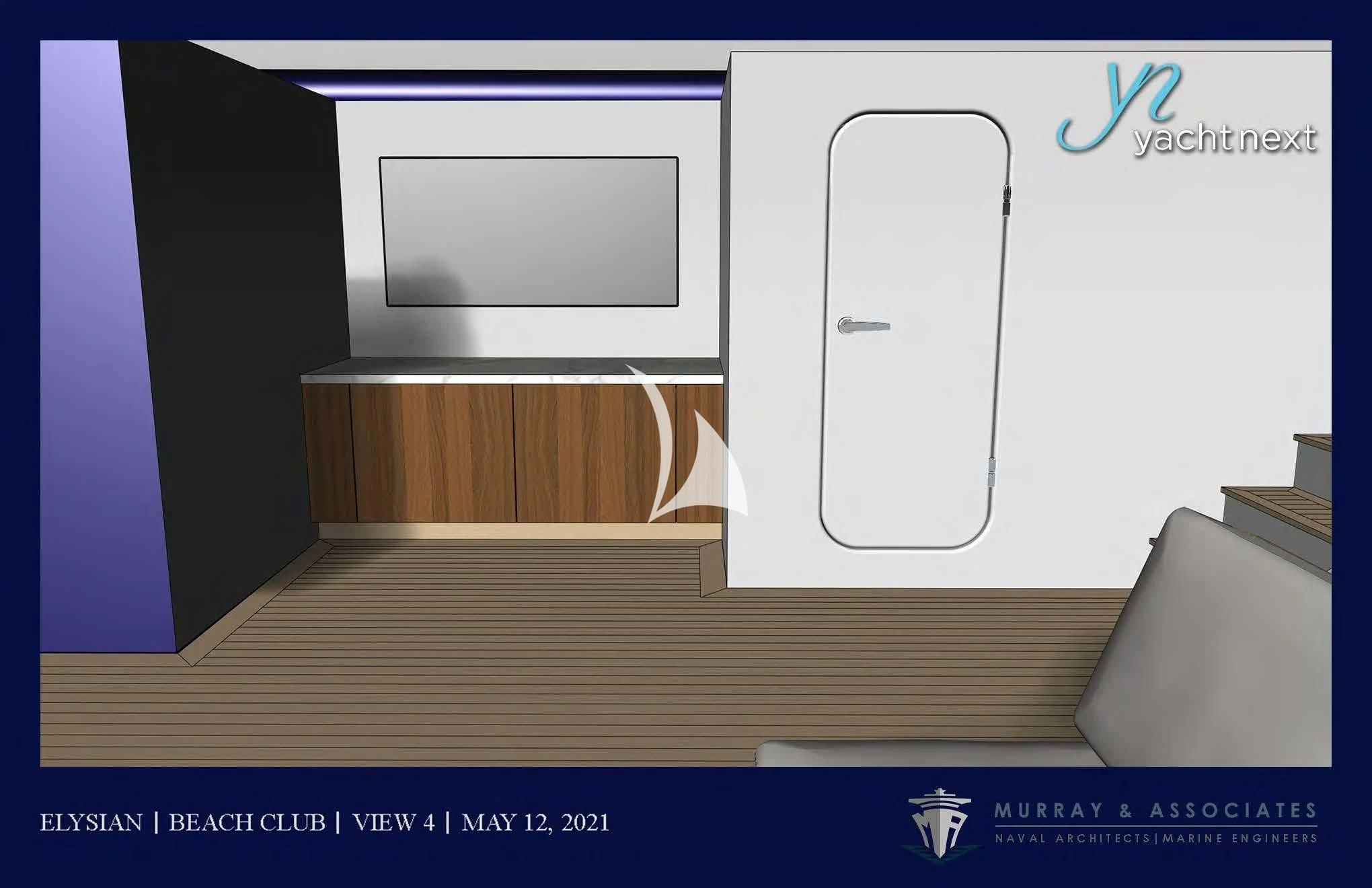 graphical user interface aboard SCOTT FREE Yacht for Charter