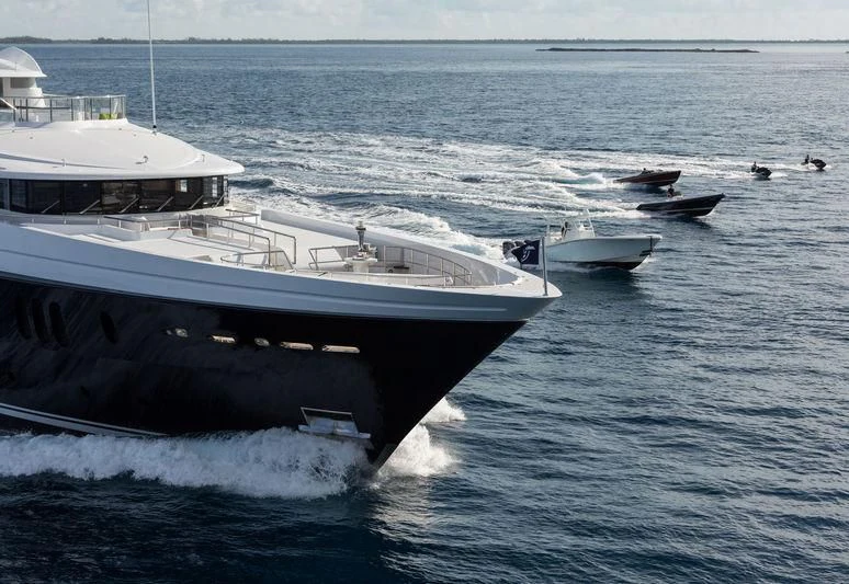 a boat in the water aboard SCOTT FREE Yacht for Charter