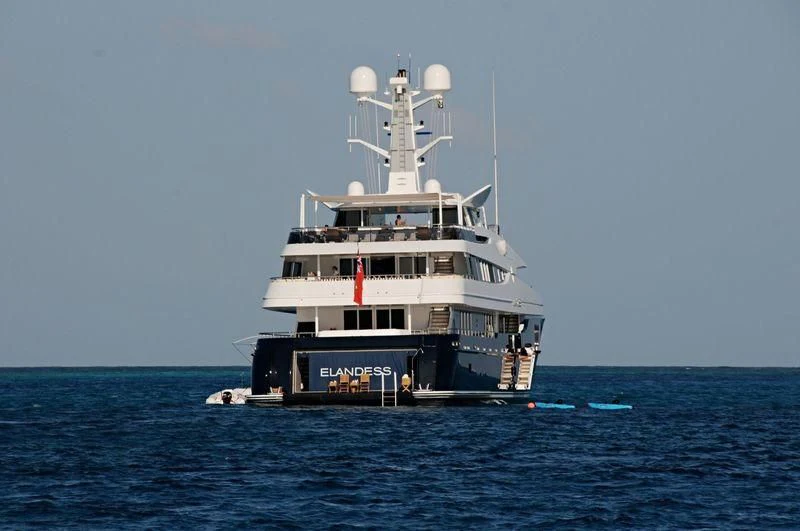 a large boat in the water aboard SCOTT FREE Yacht for Charter