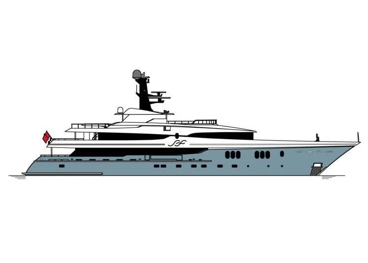 diagram aboard SCOTT FREE Yacht for Charter