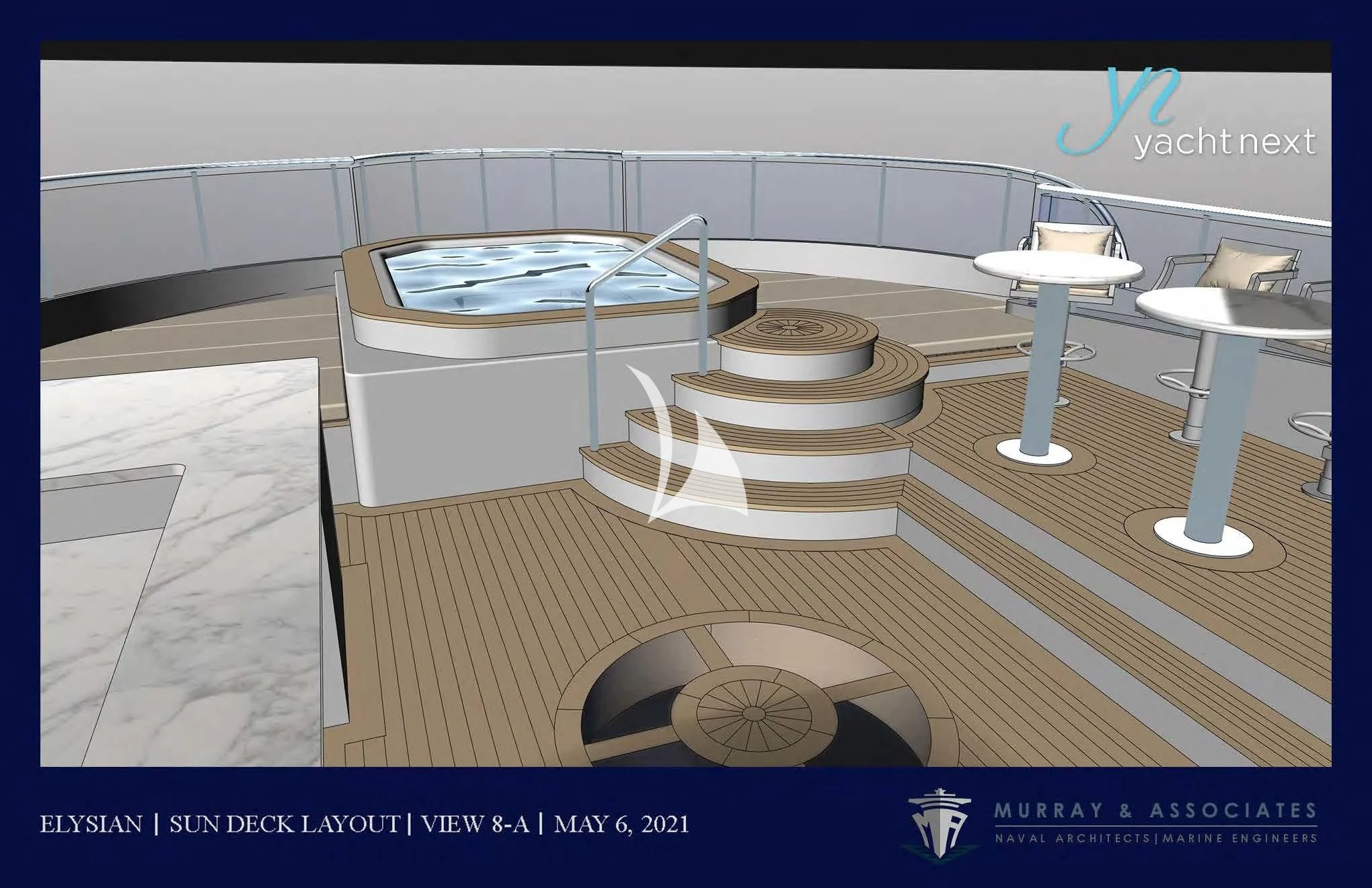 a room with a table and chairs aboard SCOTT FREE Yacht for Charter