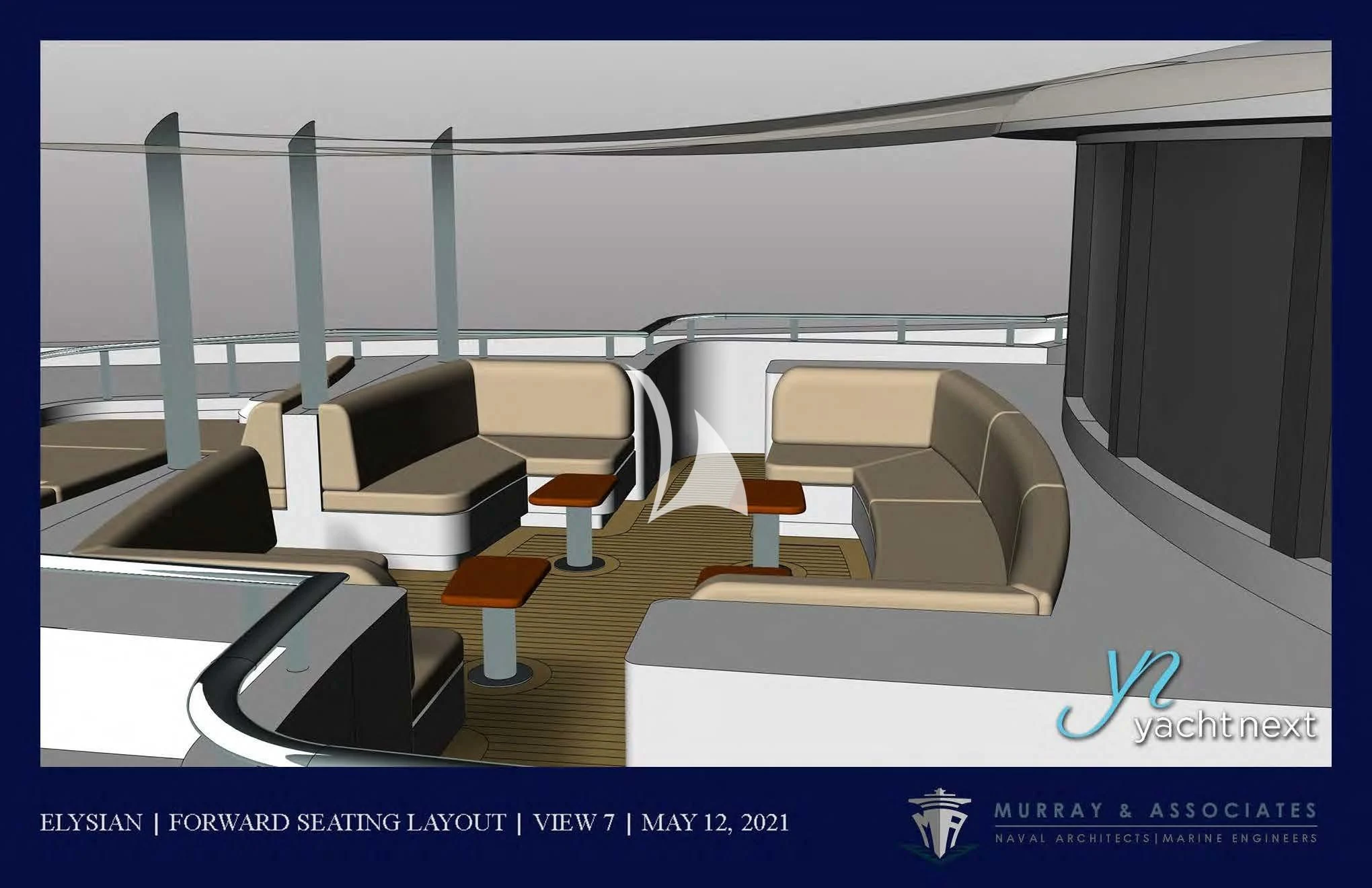 a room with chairs and a table aboard SCOTT FREE Yacht for Charter