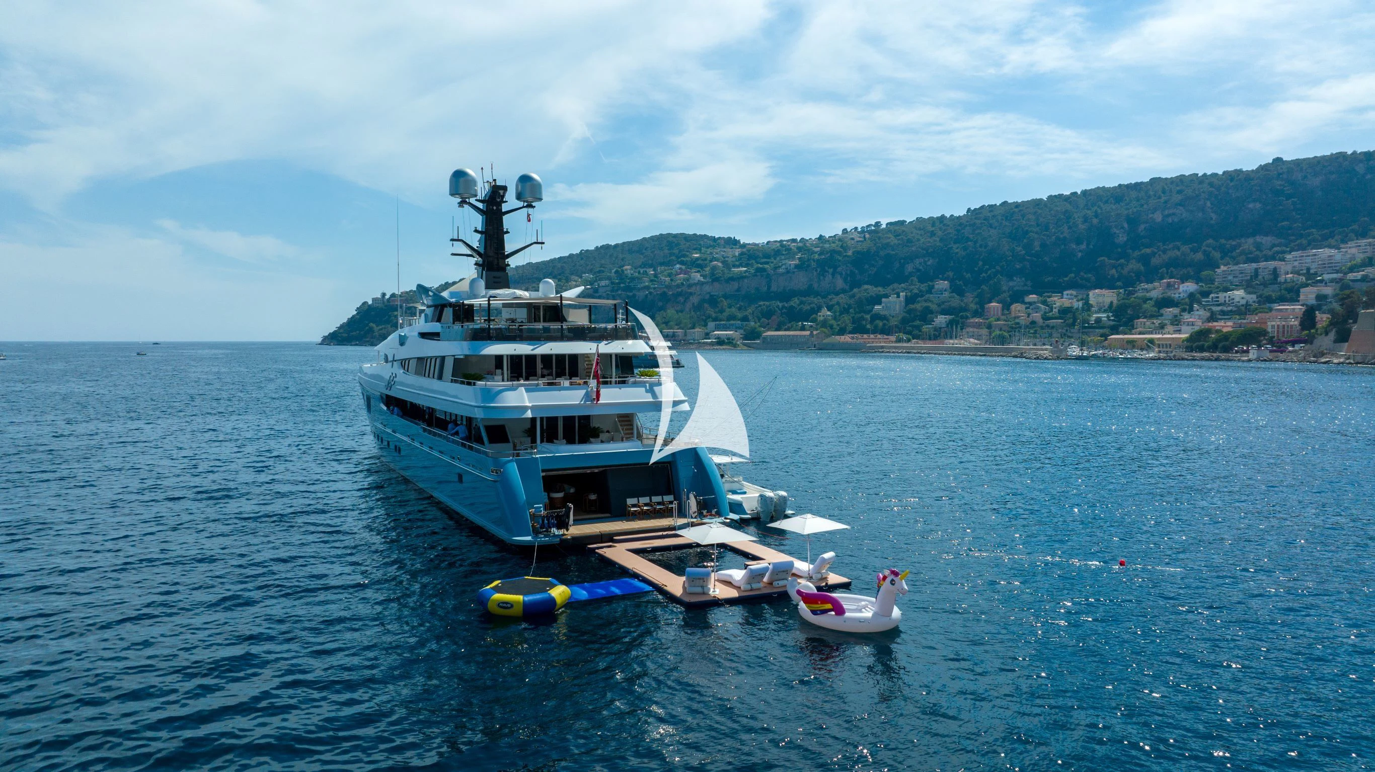a boat in the water aboard SCOTT FREE Yacht for Charter