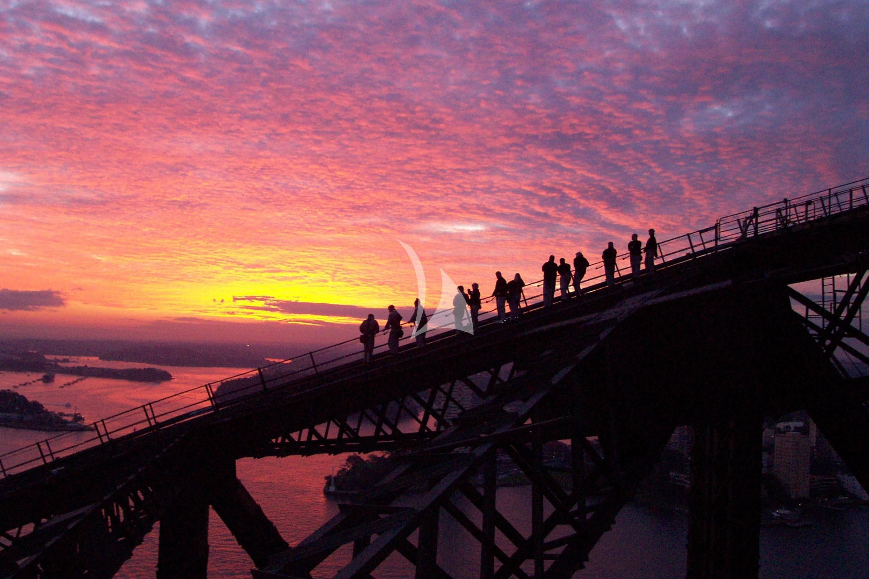 people walking on a bridge aboard GHOST II Yacht for Sale