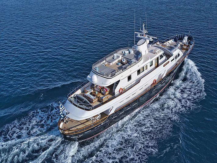 a boat in the water aboard SOUNION II Yacht for Sale