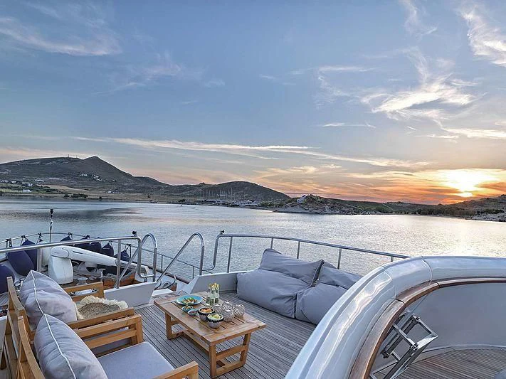 a boat on the water aboard SOUNION II Yacht for Sale