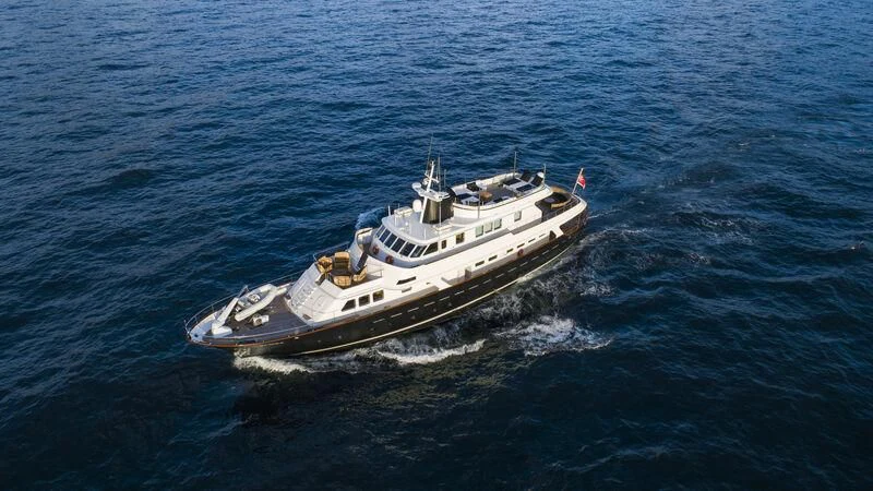 a boat on the water aboard SOUNION II Yacht for Sale