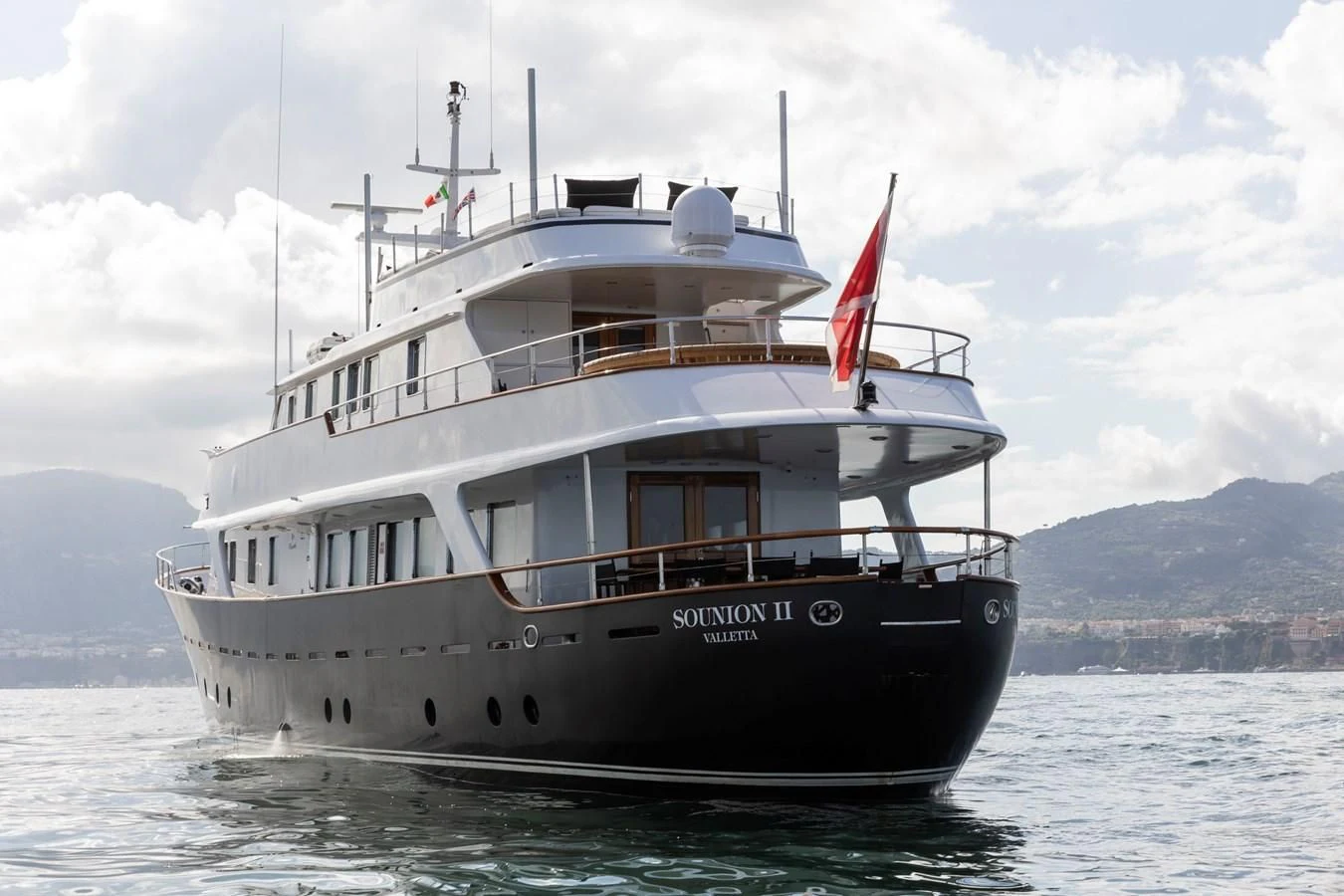a boat in the water aboard SOUNION II Yacht for Sale