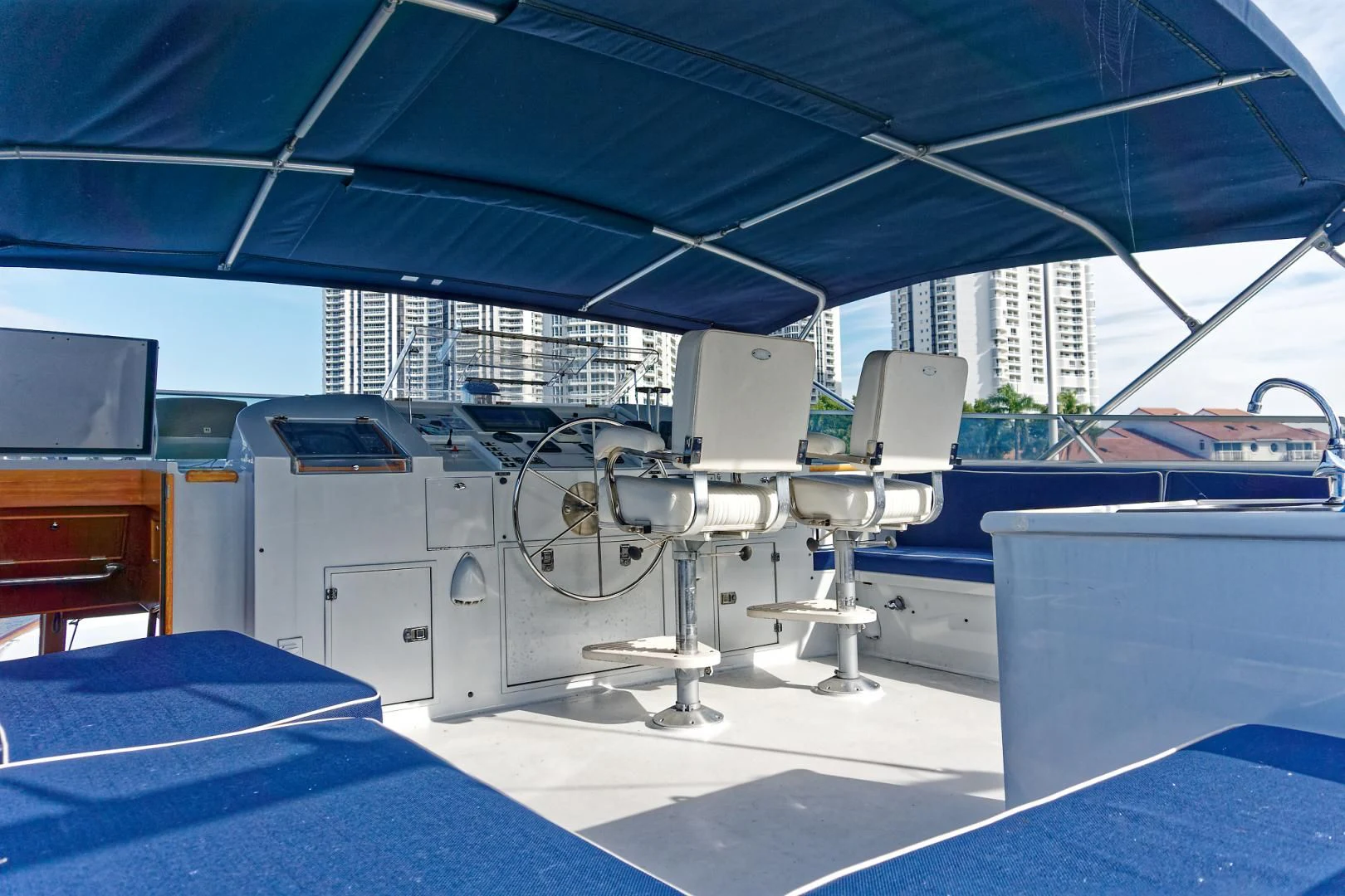 a large room with machines aboard ENCORE V Yacht for Sale