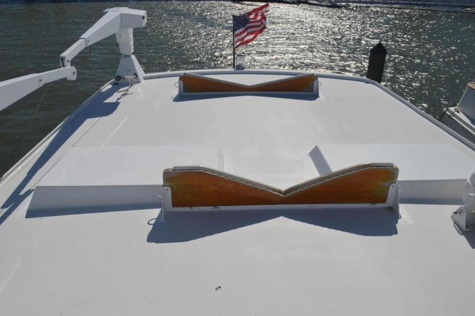 a boat on the water aboard ENCORE V Yacht for Sale