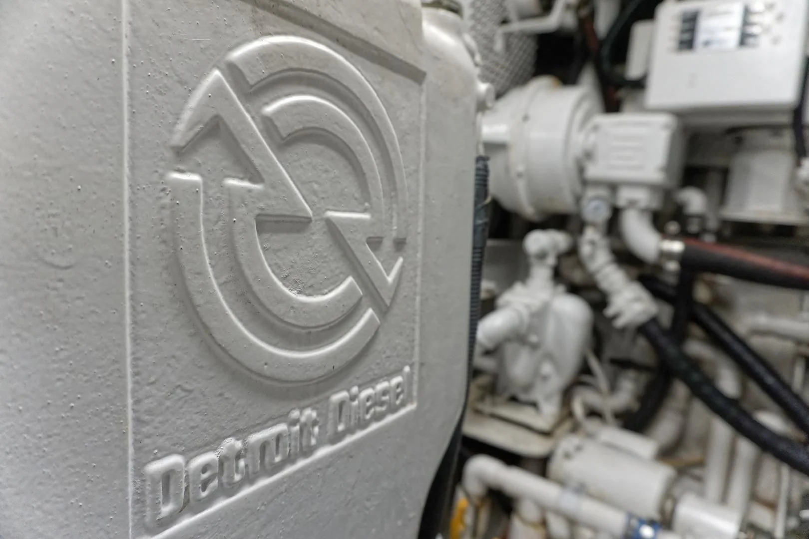 a close-up of a machine aboard ENCORE V Yacht for Sale