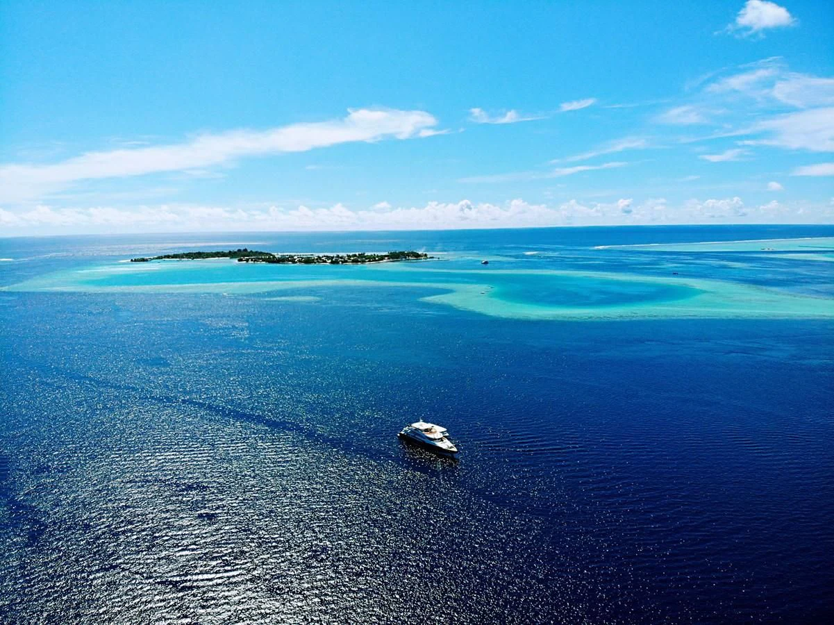 a boat in the water aboard INFINITY X Yacht for Sale