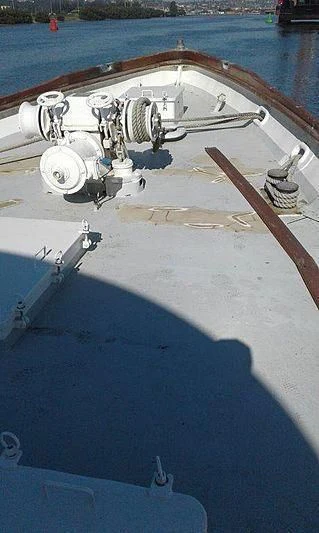 a boat with a metal frame aboard UTHINGO Yacht for Sale