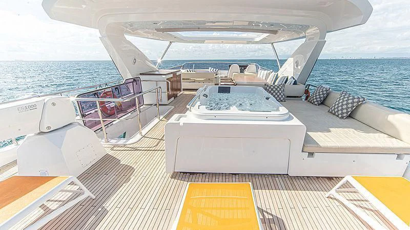 a boat on the water aboard TEMPTATION Yacht for Sale