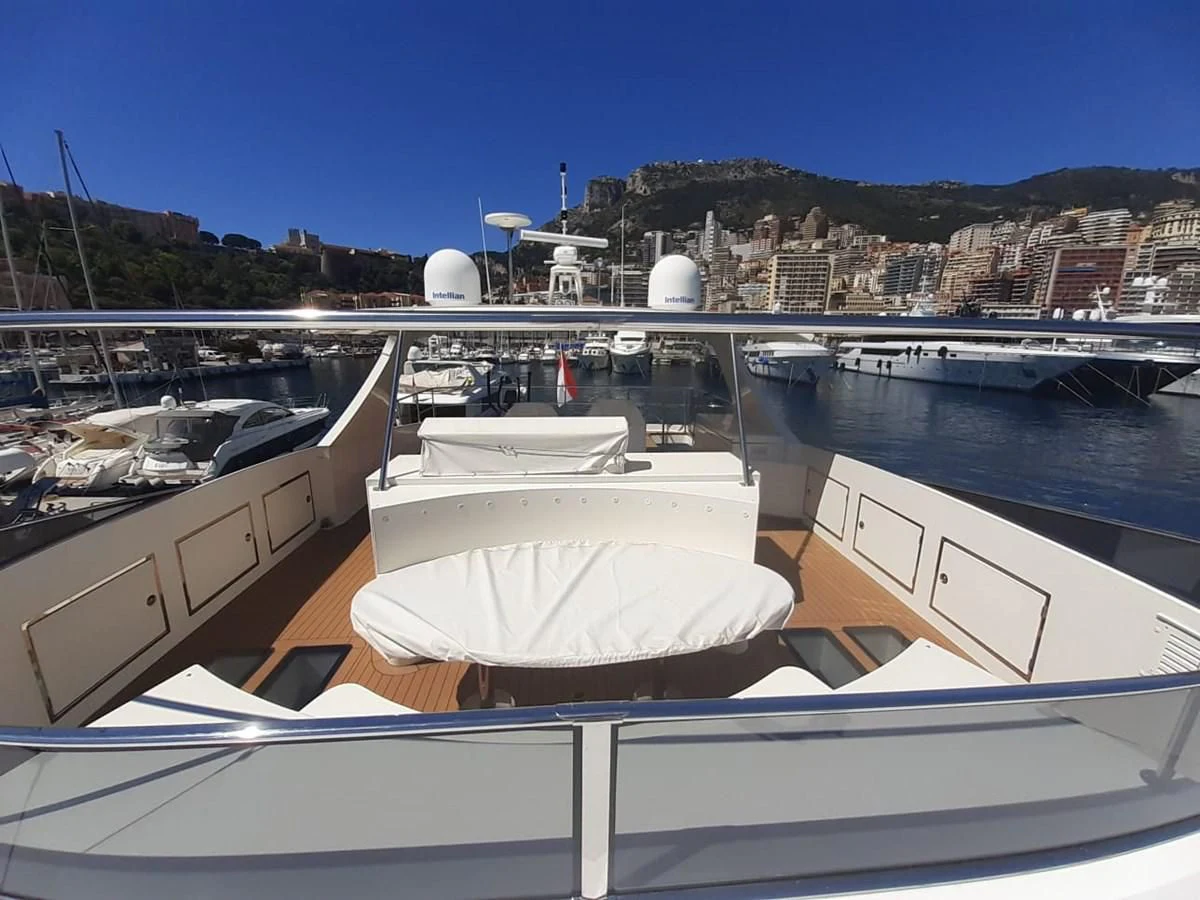 a boat on the water aboard MR GU Yacht for Sale