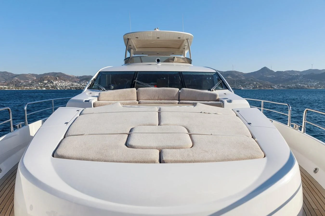 a boat on the water aboard SSM Yacht for Sale