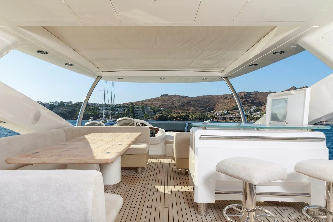 a boat on the water aboard SSM Yacht for Sale