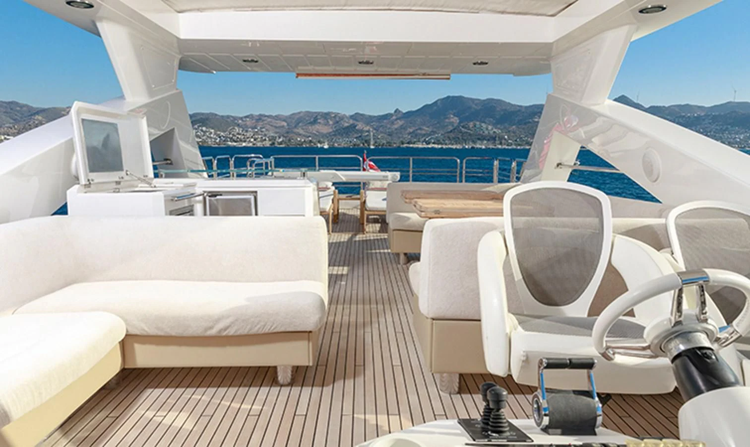 a boat on the water aboard SSM Yacht for Sale