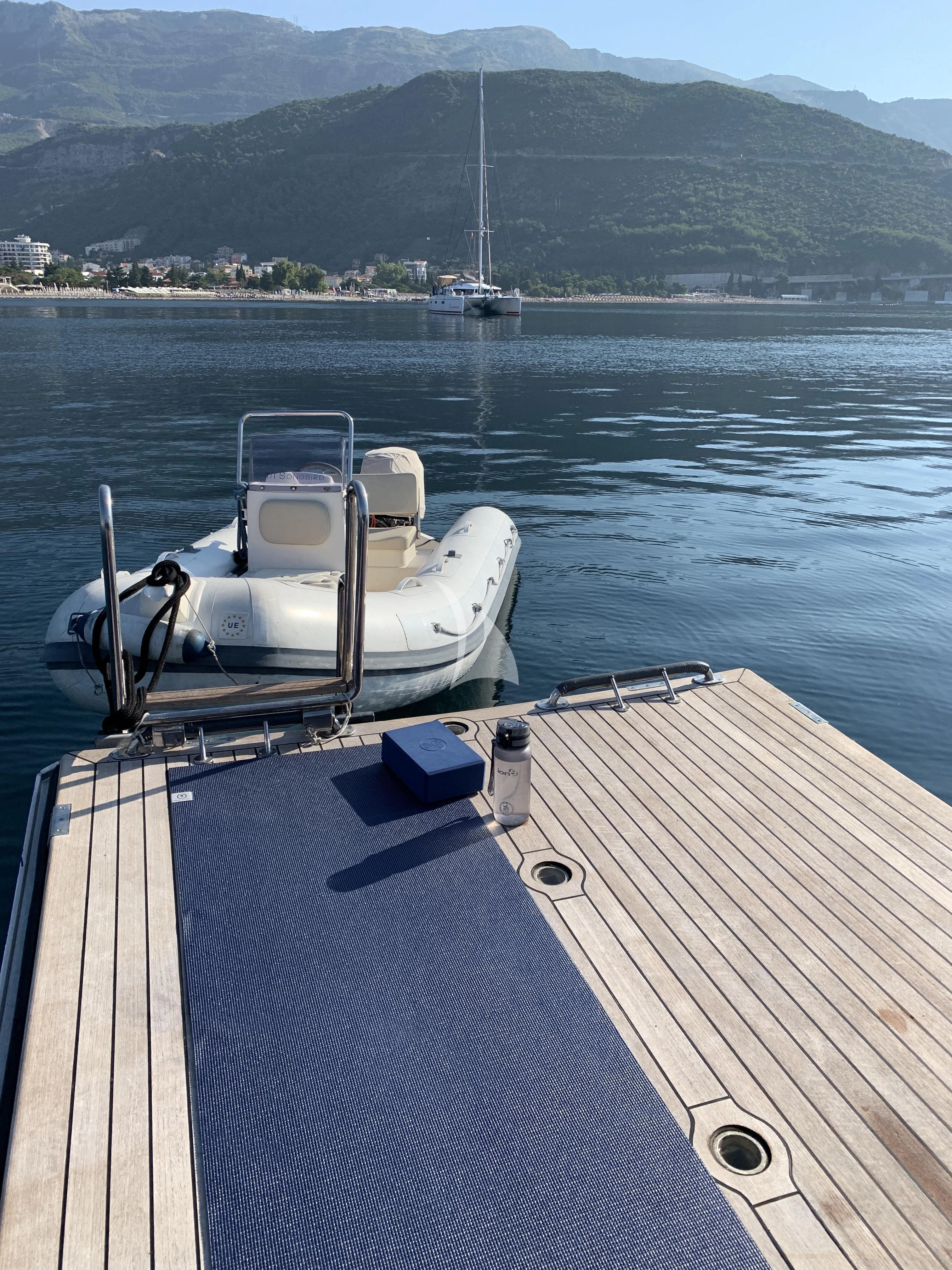a boat on the water aboard SONGBIRD OF LONDON Yacht for Sale