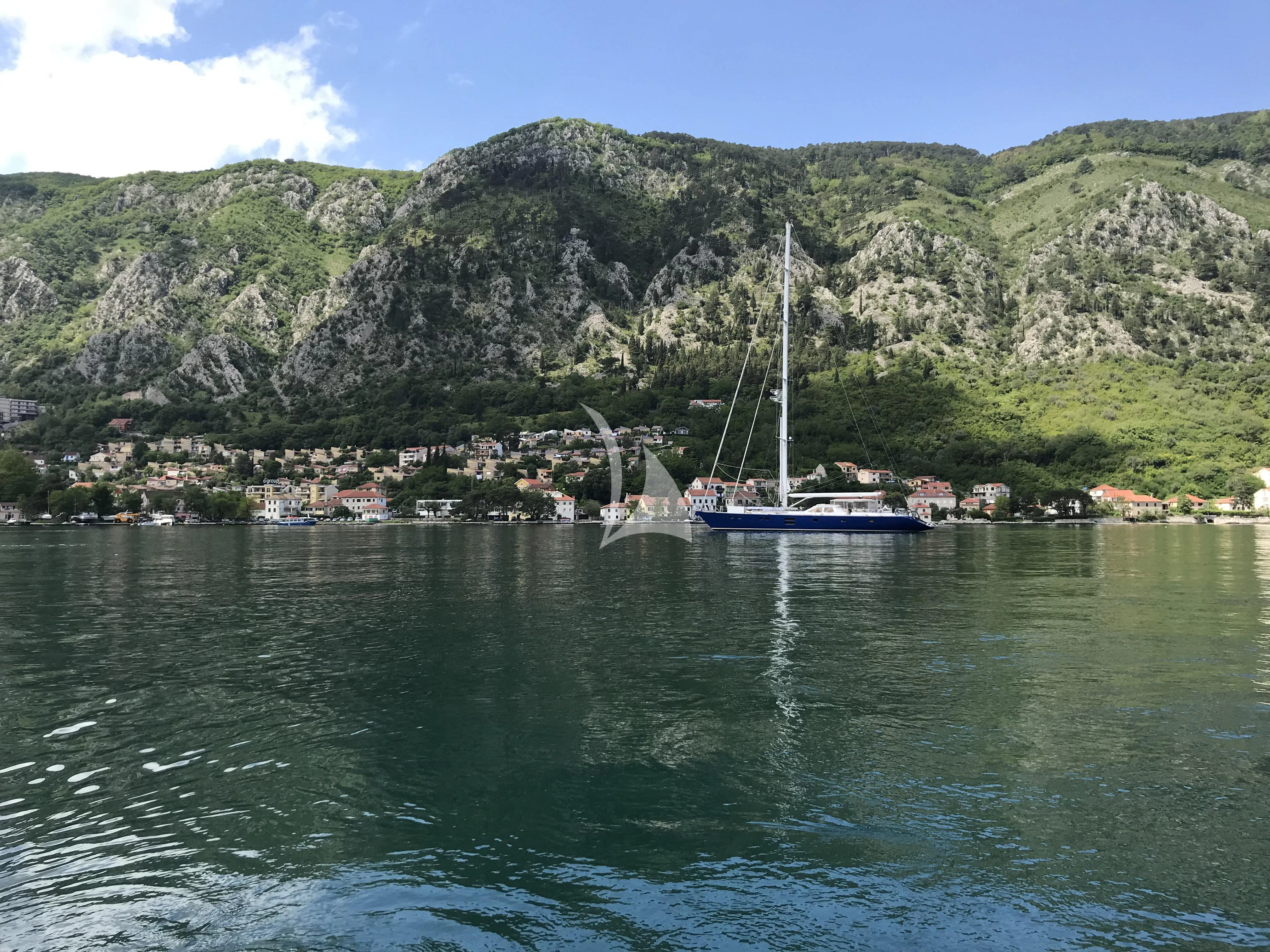 a boat in the water aboard SONGBIRD OF LONDON Yacht for Sale