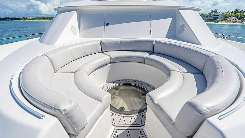 a boat on the water aboard BLACK SWAN Yacht for Sale