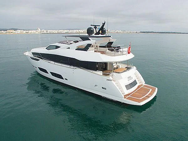 a boat on the water aboard GEE WHIZZ OF LONDON Yacht for Sale