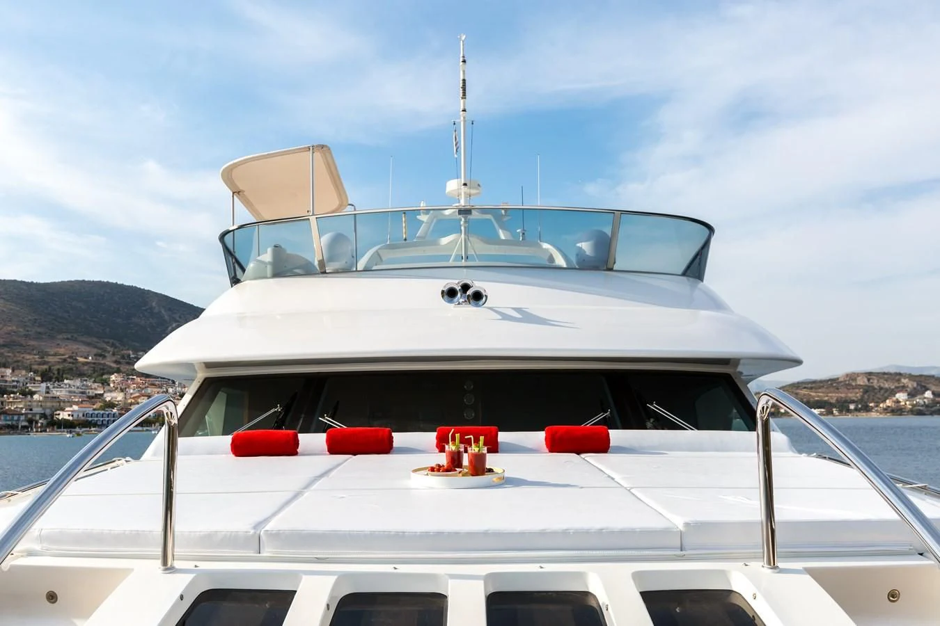 a boat on a boat aboard REBECCA V Yacht for Sale