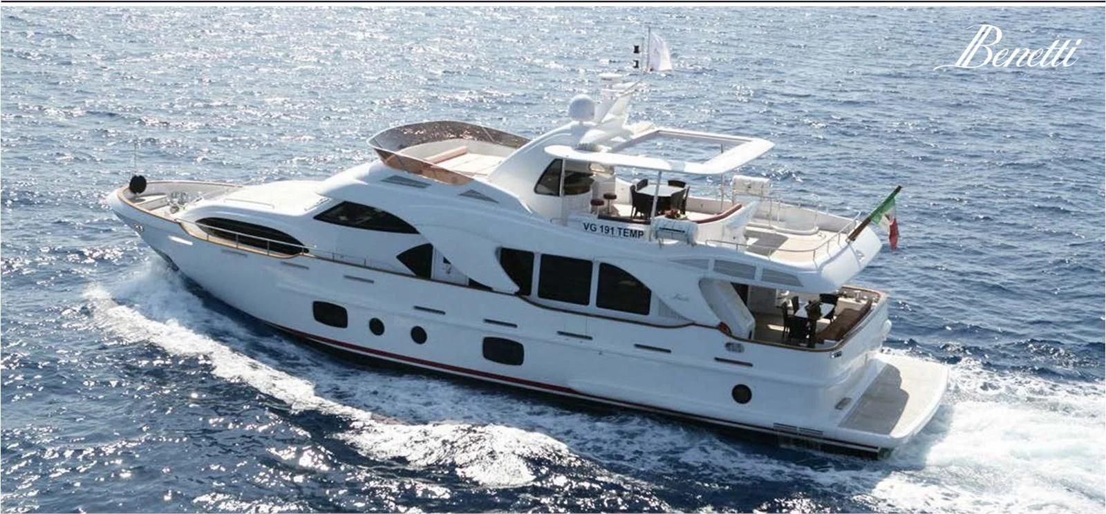 a white yacht on the water aboard REBECCA V Yacht for Sale