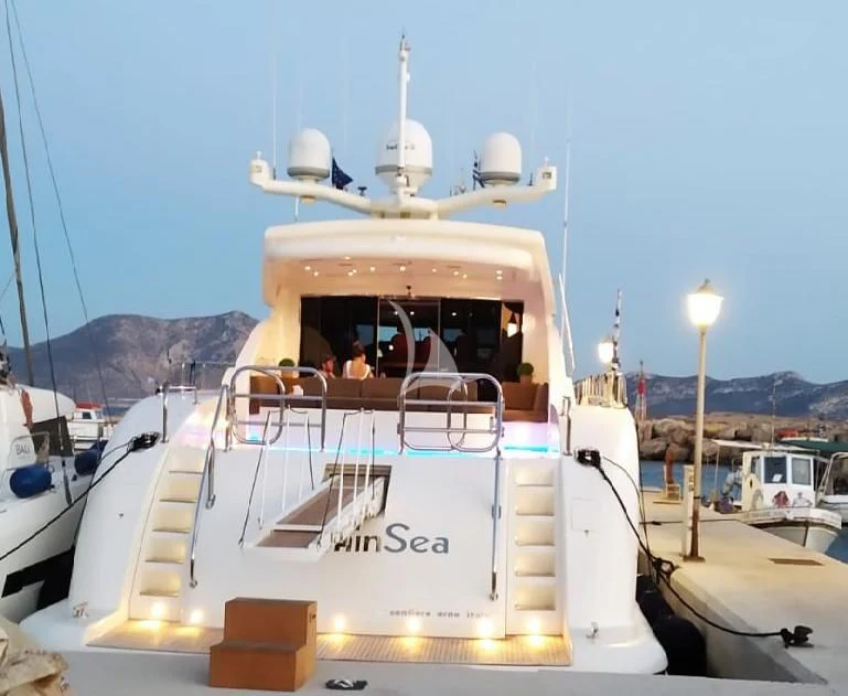 a boat with a boat on it aboard VITAMIN SEA I Yacht for Sale