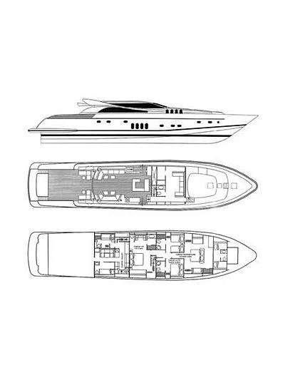diagram aboard VITAMIN SEA I Yacht for Sale