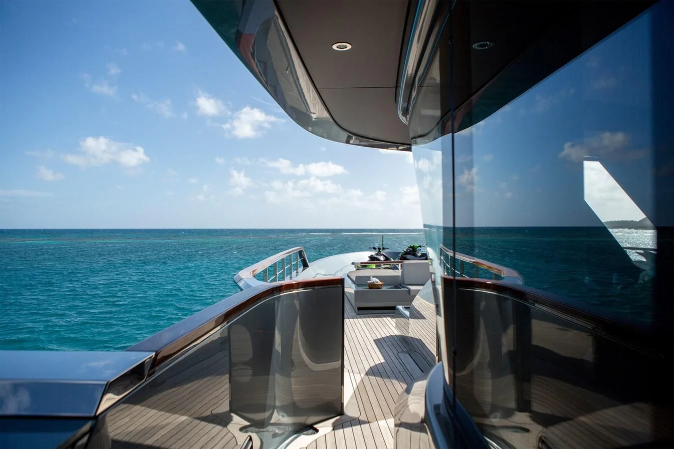 a boat on the water aboard FIFTY Yacht for Charter